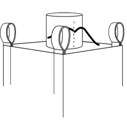 Биг бег с входящ  щуцер за пълнене